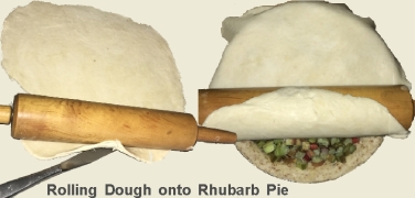 Rolling Dough onto Pie