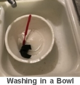 Start Washing in Bowl